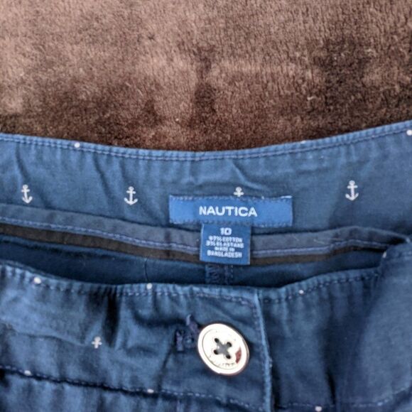 Nautica Size 10 Navy Shorts - Picture 3 of 4